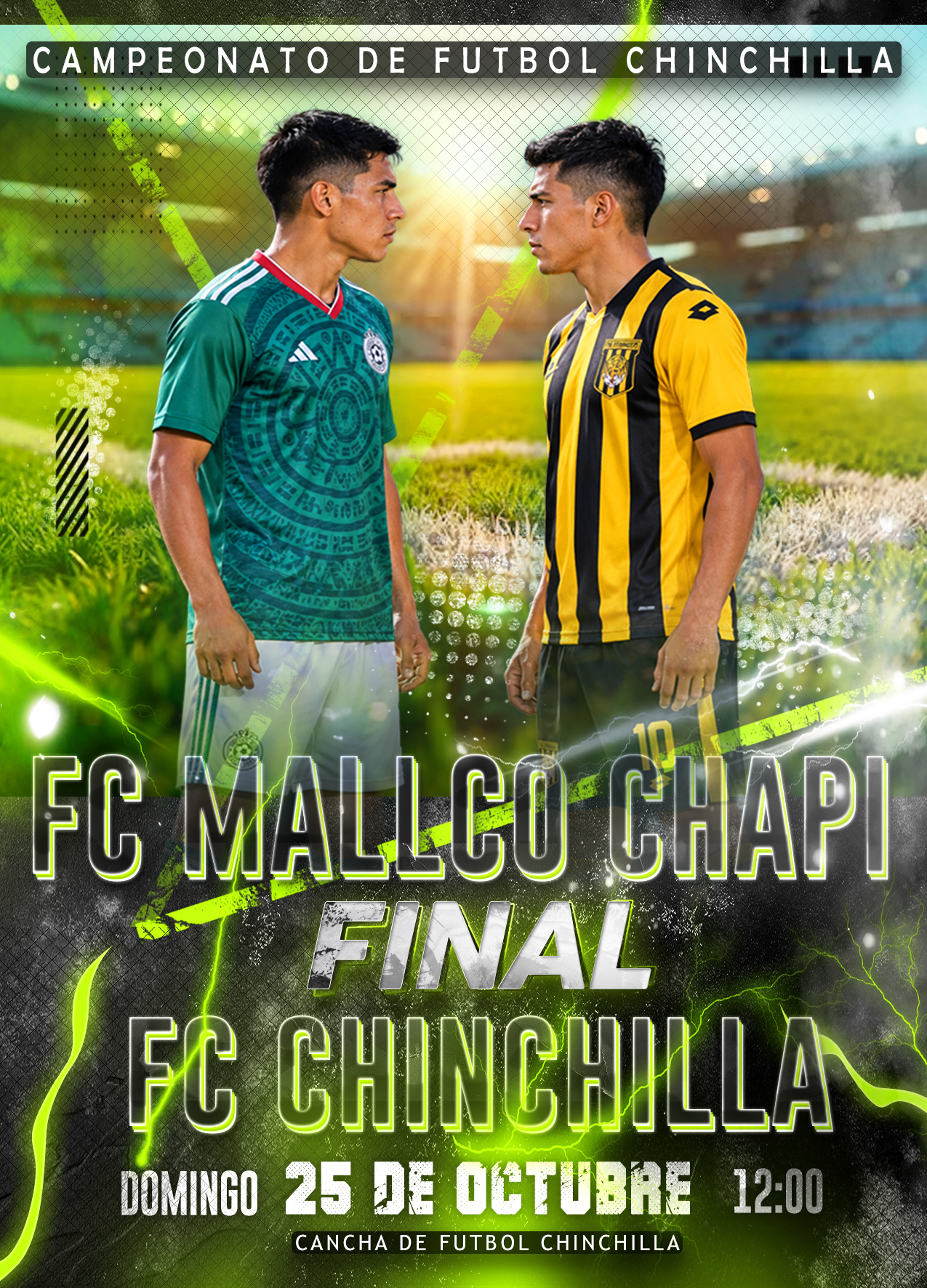 🏆⚽ ¡INVITACION FINAL DE FUTBOL MALLCO CHAPI! 💚💙